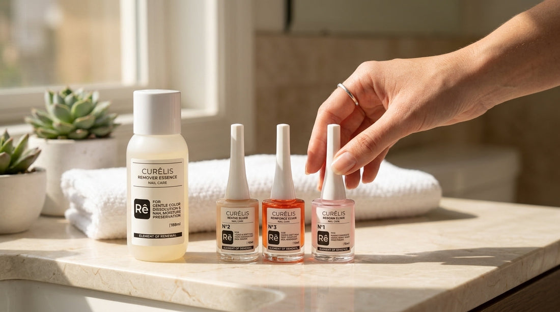 How Does Curêlis Rêborn Elixir Work? Advanced Nail Repair After Gel Damage