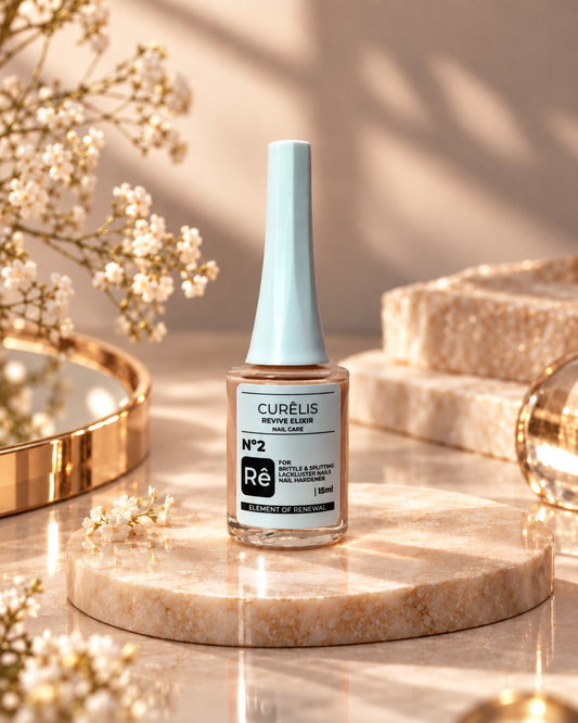Curêlis Rêvive Elixir - Advanced Tri-Active Glow Shield & Nail Revitalizing Treatment