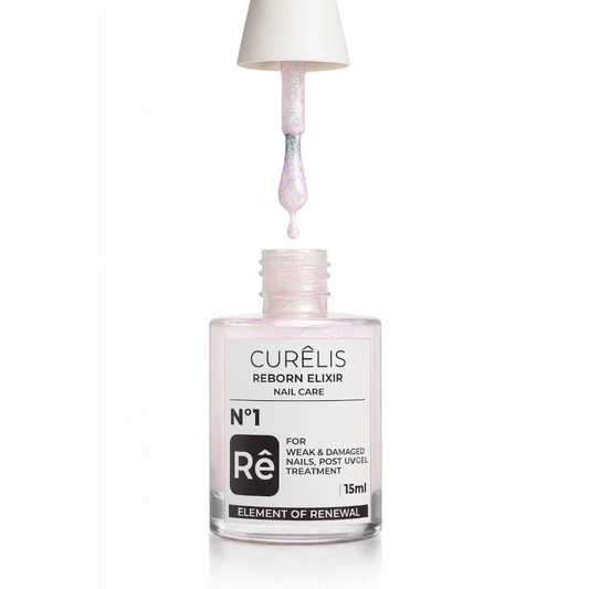 Curêlis Rêborn Elixir - Advanced Nail Glow Repair & Renewal Luminizing Treatment